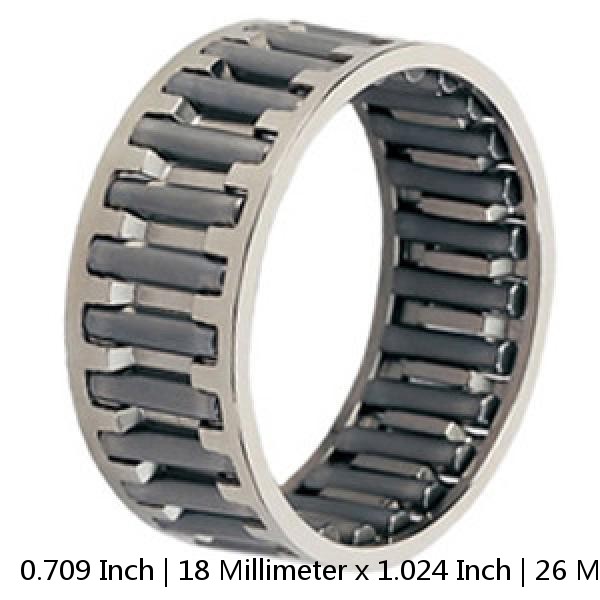 0.709 Inch | 18 Millimeter x 1.024 Inch | 26 Millimeter x 0.512 Inch | 13 Millimeter  IKO RNA49/14UU  Needle Non Thrust Roller Bearings