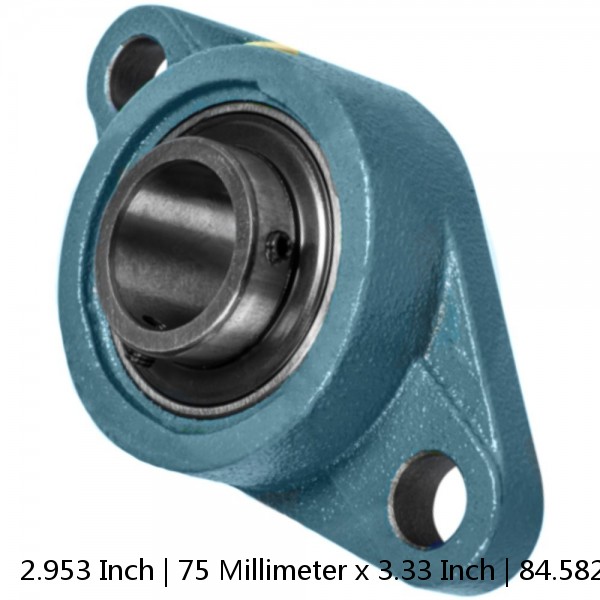 2.953 Inch | 75 Millimeter x 3.33 Inch | 84.582 Millimeter x 3.74 Inch | 95 Millimeter  QM INDUSTRIES QVPH17V075SO Pillow Block Bearings