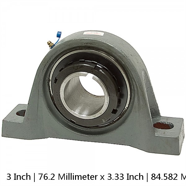 3 Inch | 76.2 Millimeter x 3.33 Inch | 84.582 Millimeter x 3.75 Inch | 95.25 Millimeter  QM INDUSTRIES QVPH17V300SEO  Pillow Block Bearings