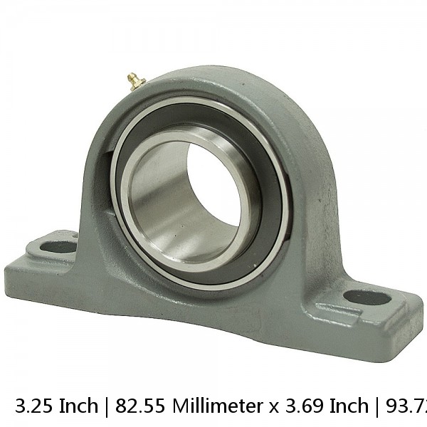 3.25 Inch | 82.55 Millimeter x 3.69 Inch | 93.726 Millimeter x 3.75 Inch | 95.25 Millimeter  QM INDUSTRIES QVPL19V304SN  Pillow Block Bearings