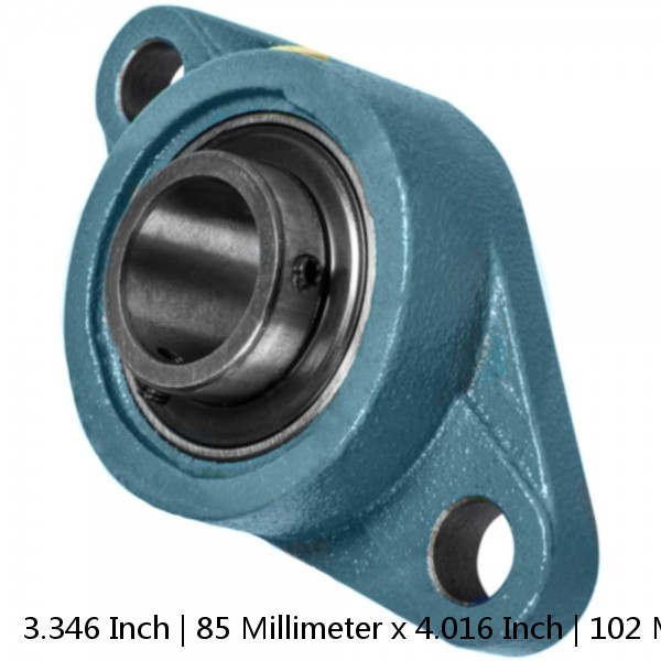 3.346 Inch | 85 Millimeter x 4.016 Inch | 102 Millimeter x 4.409 Inch | 112 Millimeter  QM INDUSTRIES QASN18A085SEM  Pillow Block Bearings