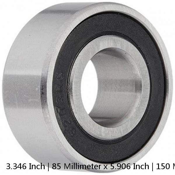 3.346 Inch | 85 Millimeter x 5.906 Inch | 150 Millimeter x 2.205 Inch | 56 Millimeter  TIMKEN 3MM217WI DUL Precision Ball Bearings