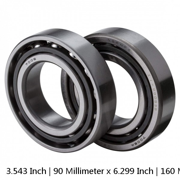 3.543 Inch | 90 Millimeter x 6.299 Inch | 160 Millimeter x 4.724 Inch | 120 Millimeter  TIMKEN 3MMC218WI QUH  Precision Ball Bearings