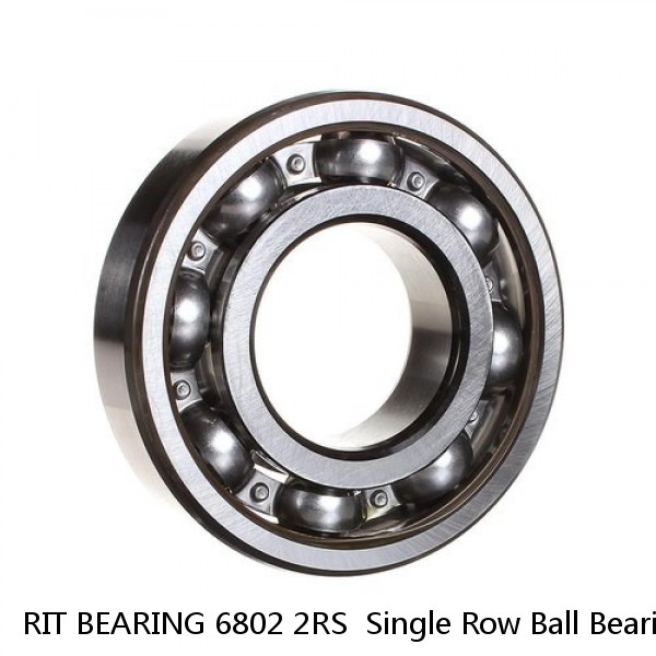 RIT BEARING 6802 2RS  Single Row Ball Bearings