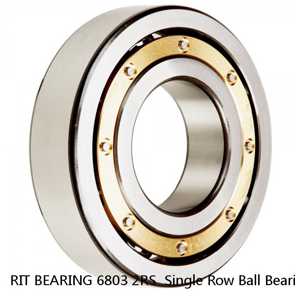 RIT BEARING 6803 2RS  Single Row Ball Bearings