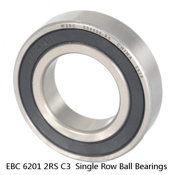 EBC 6201 2RS C3  Single Row Ball Bearings