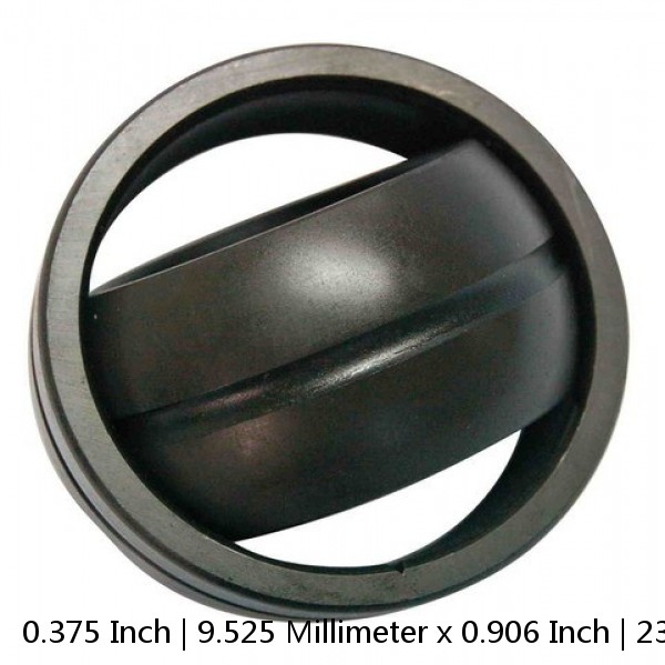 0.375 Inch | 9.525 Millimeter x 0.906 Inch | 23.012 Millimeter x 0.813 Inch | 20.65 Millimeter  QA1 PRECISION PROD YPB6T  Spherical Plain Bearings - Radial