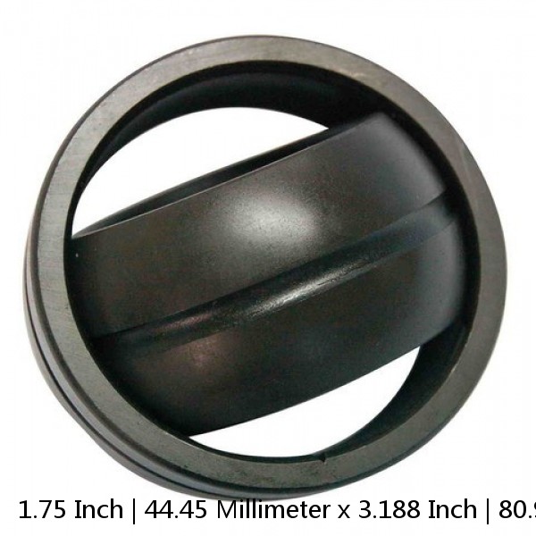 1.75 Inch | 44.45 Millimeter x 3.188 Inch | 80.975 Millimeter x 1.82 Inch | 46.228 Millimeter  RBC BEARINGS BH2832-LSS  Spherical Plain Bearings - Radial