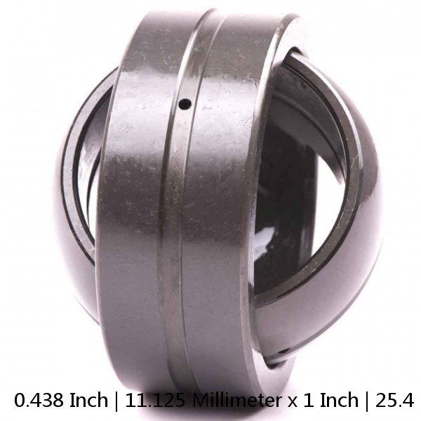 0.438 Inch | 11.125 Millimeter x 1 Inch | 25.4 Millimeter x 0.875 Inch | 22.225 Millimeter  QA1 PRECISION PROD YPB7T  Spherical Plain Bearings - Radial